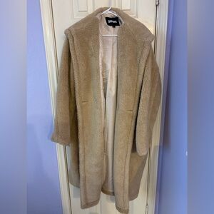 Apparis Faux Fur Coat with Hood